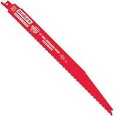 Diablo DS1212BW2 Reciprocating Saw Blade, 12 in L, 4/6 TPI, Bi-Metal Cutting Edge
