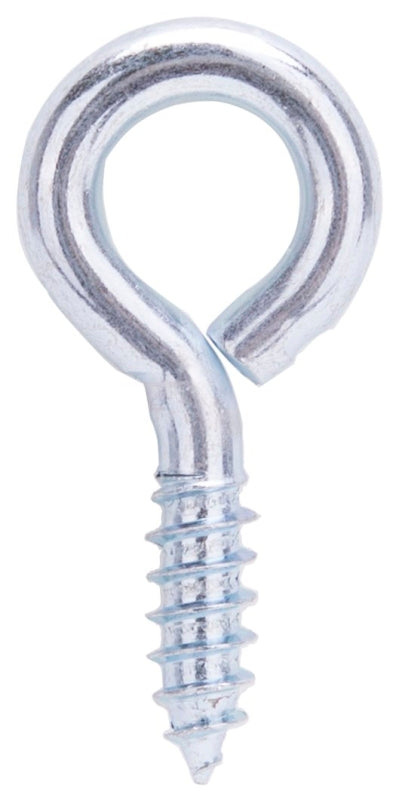 ProSource LR218 Screw Eye, 6 mm Dia Wire, 7.8 mm Thread, 1 in L Thread, 2-1/16 in OAL, 162 lb Working Load, Steel, Zinc