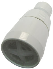 PP825-15 WHT PLAST SHOWER HEAD