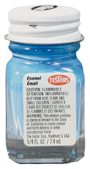 Testors 1108TT Enamel Paint, Gloss, Light Blue, 0.25 oz Bottle