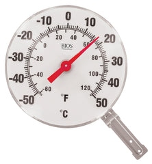 TR612 WHITE THERMOMETER IND OU