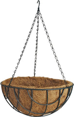 HANGING PLANTER 14IN COCO