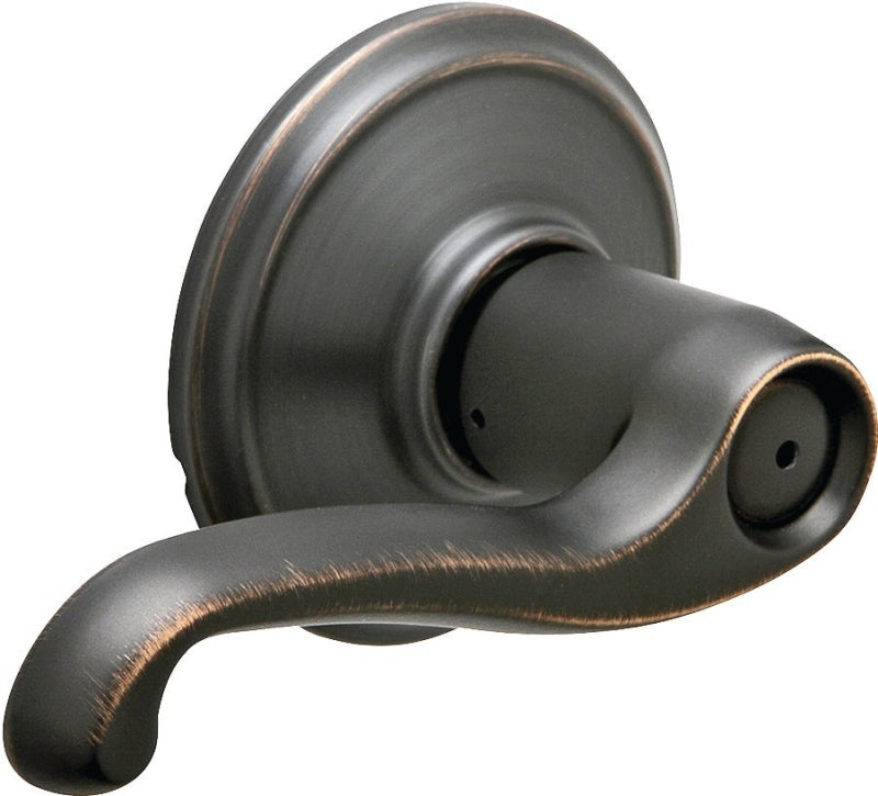 Schlage F Series F40V FLA 716 Privacy Lever, Mechanical Lock, Metal, Residential, 2 Grade