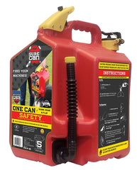 SUR5SFG2 CAN GASOLINE RED 5GA