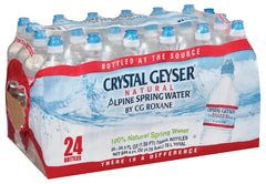 Crystal Geyser 24772-1 Alpine Spring Water, 25.3 fl-oz Bottle