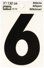RV-50/6 RV VINYL NUMBER 6 3IN