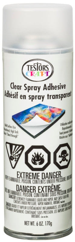 329222 ADHESIVE SPRAY CLR 6OZ