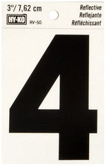 RV-50/4 RV VINYL NUMBER 4 3IN