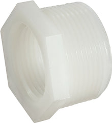 Anderson Metals 53610-0806 Reducing Pipe Bushing, 1/2 x 3/8 in, Male x Female Thread, Nylon, 150 psi Pressure
