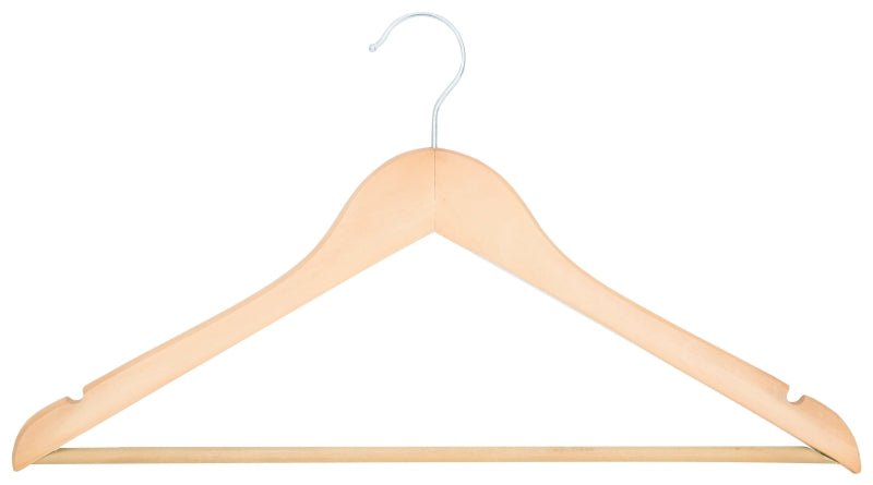CLOTHES HANGER NATURAL 5PC