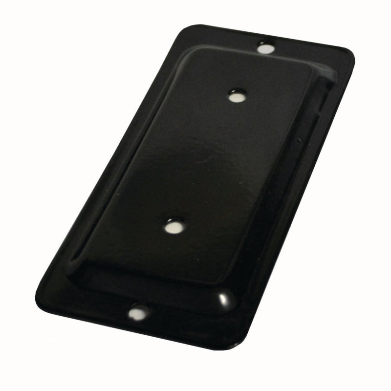 Pylex 10978 Post Connector Plate, 4-1/2 in L x 2 in W Dimensions, 2 x 6, 4 x 4 in Column/Post, Black