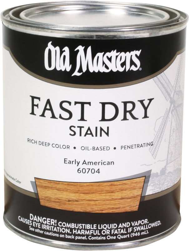 Old Masters 60704 Fast Dry Stain, Early American, Liquid, 1 qt