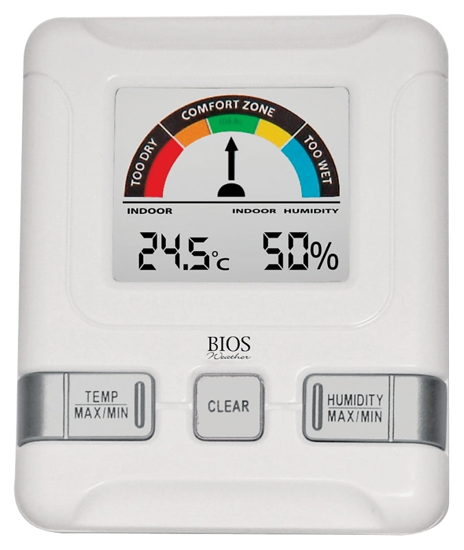 258BC INT. WHITE HYGROMETER-TH