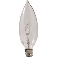 4PK Clear CNDL Base 25W