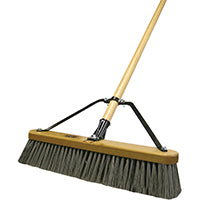 18 STIFF POLY PUSHBROOM
