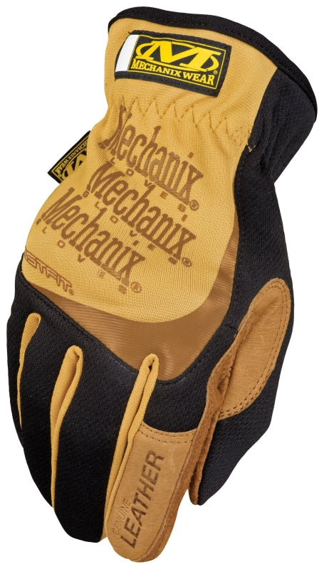 Mechanix Wear Durahide Series LFF-75-011 Mechanic Gloves, XL, Keystone Thumb, Open Cuff, Leather, Tan