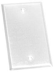 711W-1 COVER 1G BLANK WP WHITE