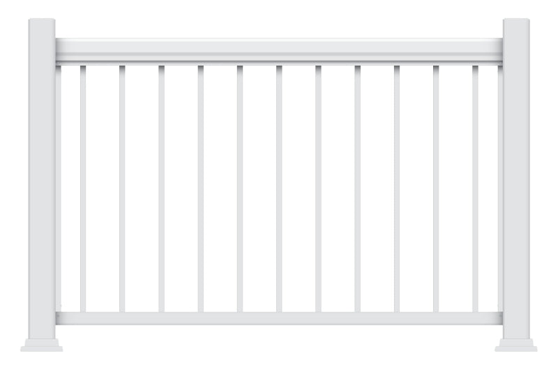 KD404272W RAILING WHT 42X72IN