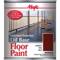 TILE RED IN/EX OIL BASE FLR QT