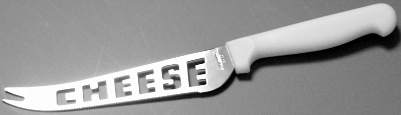 21368 KNIFE CHEESE WHITE HNDL