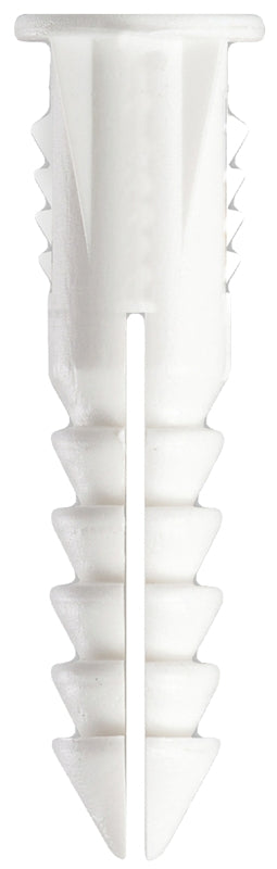 COBRA ANCHORS 187S Screw Anchor, #6-8 Thread, 1 in L, Polyethylene, 100 lb