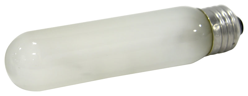 Sylvania 18492 Incandescent Lamp, C-8 Filament, Frosted Lamp, 1-1/4 in Dia x 5-5/8 in L Dimensions, 25 W, T10 Lamp