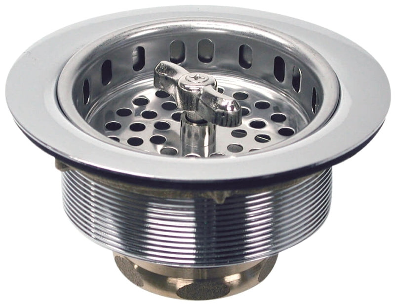 81077 STRAINER SINK 3-1/2IN SS