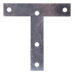 T-PLATE STEEL 5X5IN ZINC PLTD