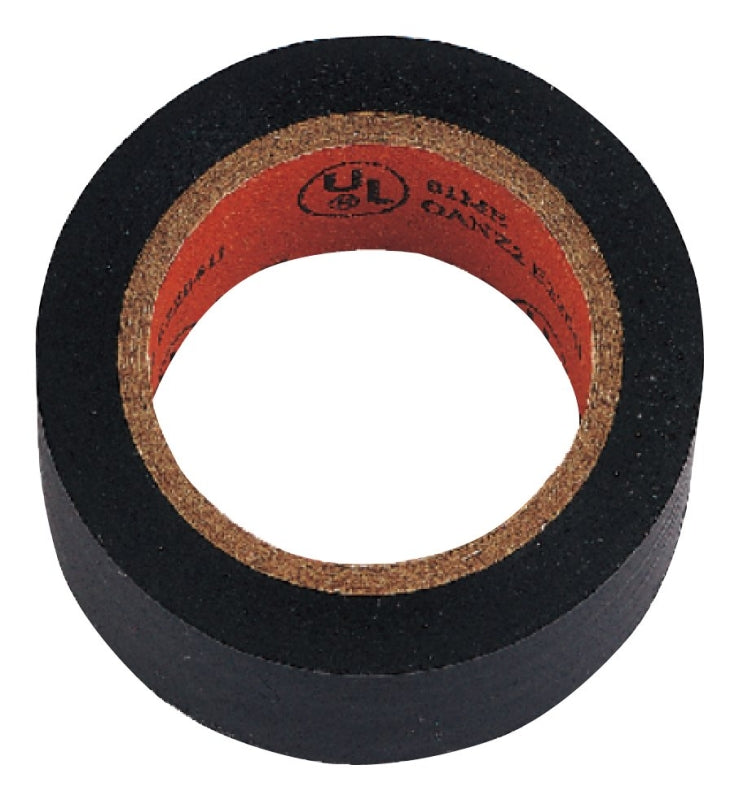 Vulcan W501D Electrical Tape, 30 ft L, 0.75 in W, PVC Backing, Black