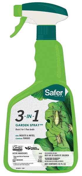 safer 3 in 1 garden spray 5452-6 SAFER 3IN1 32OZ – Jamaica Hardware & Paints