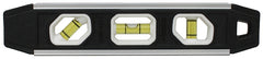 Johnson 1421-0900 Torpedo Level, 0.009 Accuracy, 9 in L, 3-Vial, Magnetic, Aluminum