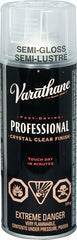 Varathane Y100081 Clear Finish, Clear, Semi-Gloss, Liquid, 340 g, Aerosol Can