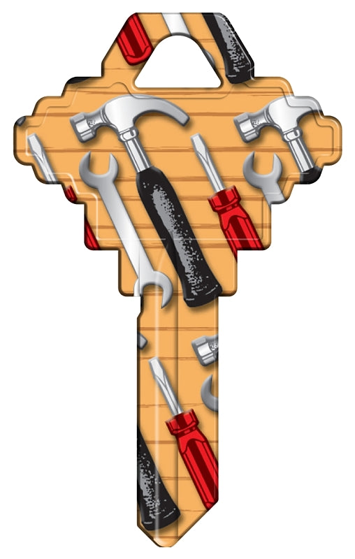 Hy-Ko 15005SC1-TOOL Key Blank, Tools, Brass, For: Schlage SC1 Keyways, SC1 Key Number