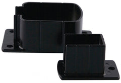WB-BL RAILING WALL BRKT BLK