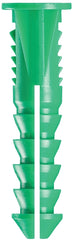 COBRA ANCHORS 197R Screw Anchor, #12-14 Thread, 1-1/2 in L, Polyethylene, 200 lb