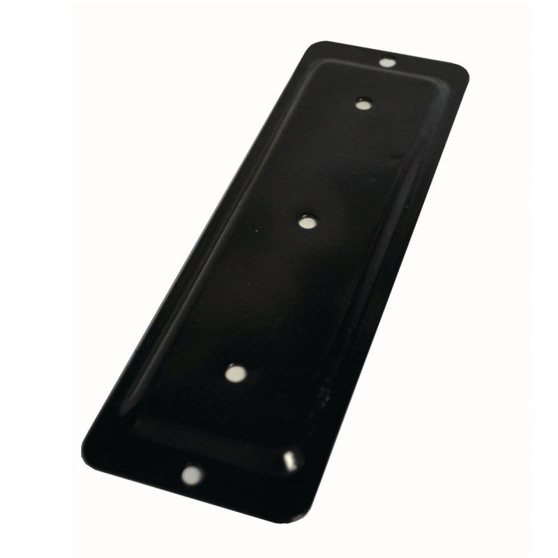 Pylex 10930 Post Connector Plate, 6-1/2 in L x 2 in W Dimensions, 2 x 6, 4 x 4 in Column/Post, Black