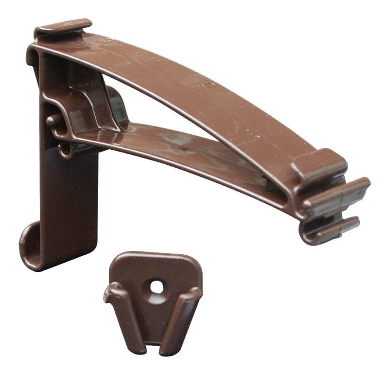 T1421/BROWN  CONT. HOOK HIDDEN