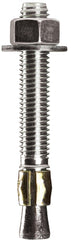 COBRA ANCHORS 501N Wedge Anchor, 1/2 in Dia, 3-3/4 in L, 1248 lb, Steel, Plated