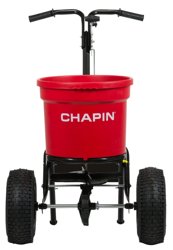 Chapin 82050C Contractor Turf Spreader, 70 lb, Steel Frame, Pneumatic Wheel