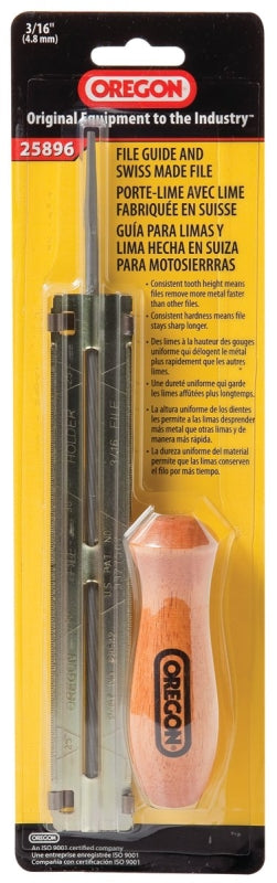 Oregon 25896 Chainsaw File Guide, 3/16 in Dia Dimensions, Round, Steel