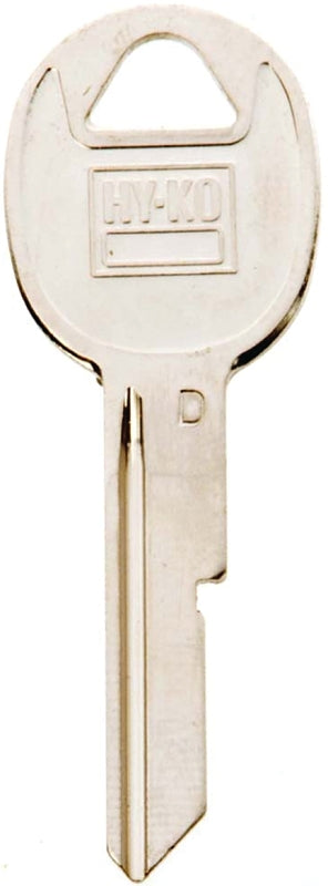 Hy-Ko 11010B51 Key Blank, Brass, Nickel, B51 Key Number
