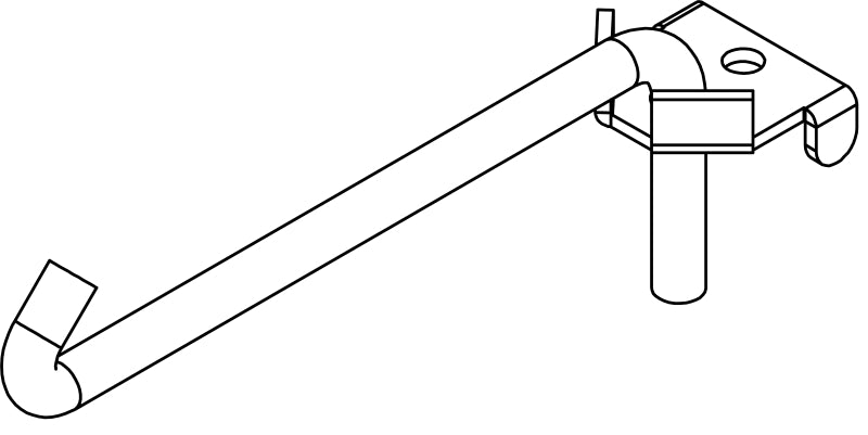 ARM DIVIDER VERTICAL RD 20IN