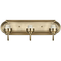 FIXTURE LIGHT WALL 3LT ANTBRS