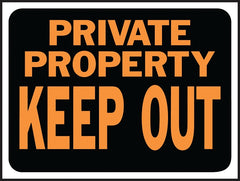 3016 PRIVATEPROPERTY PLAST SGN