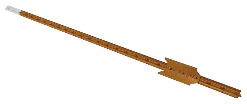 CMC TP125POR065 T-Post, 6-1/2 ft H, Steel, Orange/White