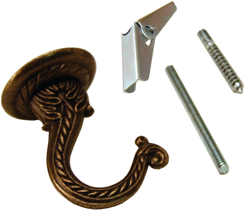 LA779 ANTIQUE BRASS HOOK JUMBO