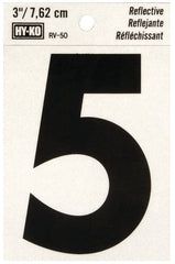 RV-50/5 RV VINYL NUMBER 5 3IN