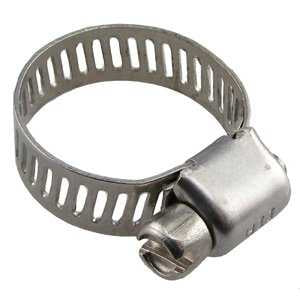 Boshart SSC8716-10 Hose Clamp, 13/16 to 1-1/2 in, Stainless Steel