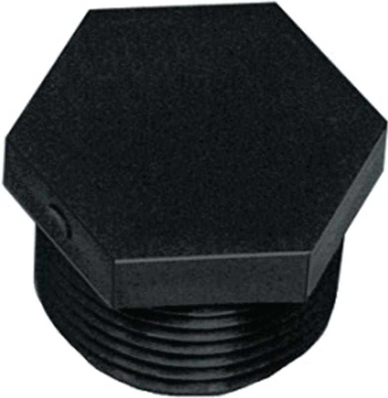 Green Leaf F1014P Pipe Plug, 1-1/4 in, MNPT, Black