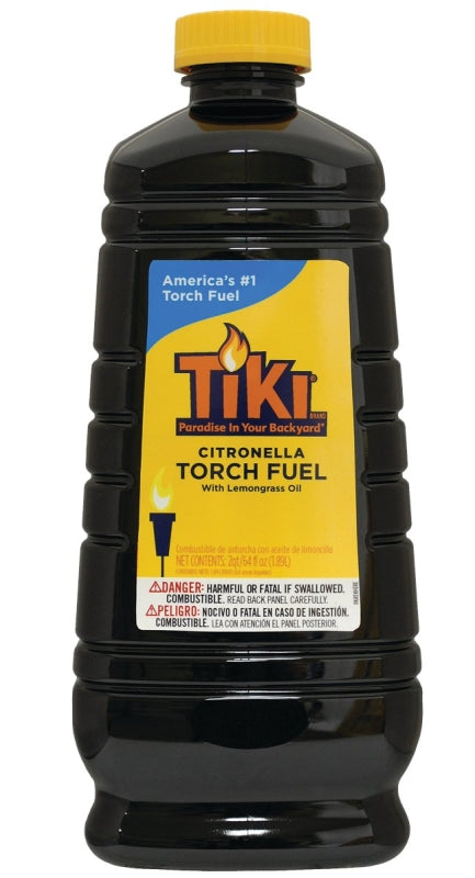 Tiki 1216153 Citronella Torch Fuel, Lemongrass, 64 oz, Bottle